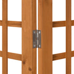3-Panel Room Divider/Trellis Solid Fir Wood 121x180.5 cm 316478