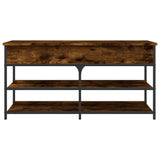 Shoe Bench Smoked Oak 100x42.5x50 cm Engineered Wood 839035