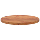 Table Top 50x2.5 cm Round Solid Wood Acacia 370048