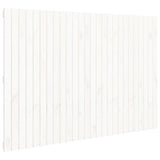 Wall Headboard White 166x3x110 cm Solid Wood Pine 824959