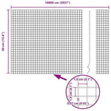 Welded Wire Fence Silver 42004983