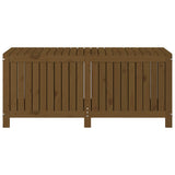 Garden Storage Box Honey Brown 147x68x64 cm Solid Wood Pine 823853