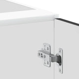 Kitchen Base Cabinet Porto Black Engineered Wood 853918