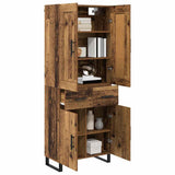 Highboard 2 pcs Old Wood 69.5 x 34 x 180 cm 3415657