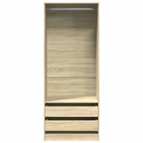Wardrobe Sonoma Oak 80x50x200 cm Engineered Wood 3307749