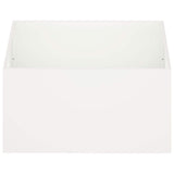 Garden Planter White 60 x 60 x 40 cm Cold-rolled Steel 8005094