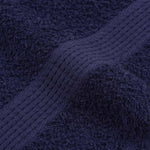 ZNTS Bath Towels 10 pcs Navy Blue 100x150 cm 360 gsm 100% Cotton 136790