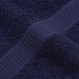 ZNTS Bath Towels 10 pcs Navy Blue 100x150 cm 360 gsm 100% Cotton 136790