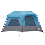 Instant Tent Blue 8-Person 185T Polyester with PU Coating 42017485