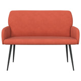 2 Seater Sofa with Metal Legs 2-Seater Red Orange 42051050