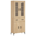 Highboard Sonoma Oak 69.5x34x180 cm Engineered Wood 3198532