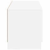TV Cabinet White Engineered Wood 897775