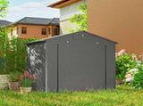 6 x 4 ft Outdoor Garden Storage Shed, Waterproof Bike Tent with Vent and Roll-Up Zipper Door T3398P554155