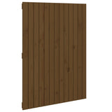 Wall Headboard Honey Brown 82.5x3x110 cm Solid Wood Pine 824956