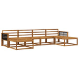 Outdoor Sofa Set 6 pcs Natural Solid Acacia Wood 3382782