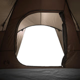 Family Tent Dome 6-Person Brown Waterproof 4009471