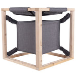 ZNTS Quapas! Cat Bed with Hammock Catcube Grey M 54x54x54 cm 432081