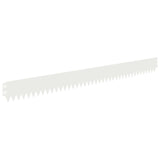 Lawn Edging 50 pcs 103 x 10 cm Steel White 8008427