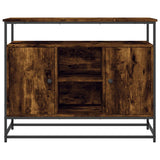 Sideboard Smoked Oak 100x35x80 cm Engineered Wood 835541