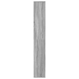 Room Divider Bookcase Grey Sonoma 67x25x161.5 cm Engineered Wood 858080
