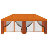 Gazebo Cover with Sidewalls Orange 600.5 x 300.5 cm Polyester 900443
