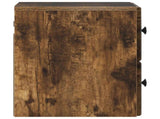 Wall-Mounted Bedside Cabinet Smoked Oak 34.5 x 33 x 40 cm 899155