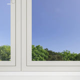 Static Reflective Solar Window Film Silver 90 x 2000 cm PVC 3394734