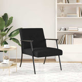 Armchair Black 59 x 75 x 78 cm Fabric 42017692