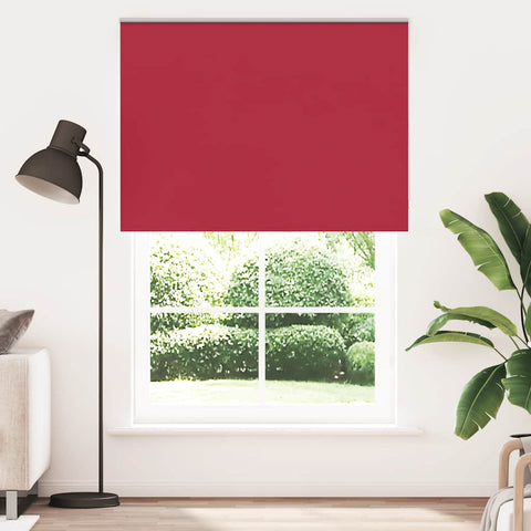 ZNTS Roller Blind Blackout Red 150x230 cm Fabric Width 146.6 cm Polyester 4011866