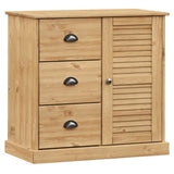 Sideboard with Drawers VIGO 78x40x75 cm Solid Wood Pine 353199