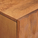 TV Cabinet with Shelf Acacia Brown Finish 105 x 33 x 46 cm 4017900
