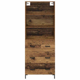 Highboard Old Wood 69.5 x 34 x 180 cm Engineered Wood 3415639