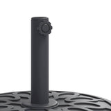 Parasol Base with Wheels for 38 / 48 mm Poles 27 kg Round 4007976
