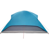 Family Tent Cabin 6-Person Blue Waterproof 94638