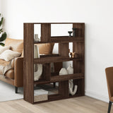 Room Divider Brown Oak 100x33x125.5 cm Engineered Wood 3309489