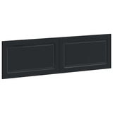Wall-Mounted Headboard UTRECHT Black Engineered Wood 897816