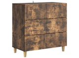 Drawer Cabinet Smoked Oak 66 x 34.5 x 90 cm Engineered Wood 894610