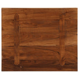Table Top 60x50x2.5 cm Rectangular Solid Wood Reclaimed 371186