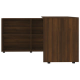 Corner Desk Brown Oak Engineered Wood 342664
