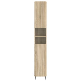 Bathroom Cabinet with Open Shelf ZWOLLE Sonoma Oak 896377