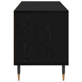 TV Cabinet with Drawer Black Oak 100 x 34.5 x 44.5 cm 881779