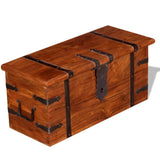 Two Piece Storage Chest Set Solid Wood 244050