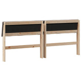 Upholstered Headboard Taupe 180 cm Solid Pine Wood 879107