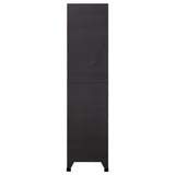 Locker Cabinet Anthracite Steel Large Locker Cabinet 339815