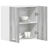 Hanging Cabinet Lyon Grey Sonoma 60x31x60 cm Engineered Wood 815112