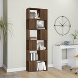 Book Cabinet/Room Divider Brown Oak 60x24x186 cm 816034