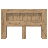 Headboard Cabinet with Storage Artisan Oak Engineered Wood 8001290