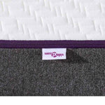 Mattress White and Grey 140 x 200 cm Memory Foam 4106330