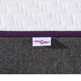 Mattress White and Grey 80 x 200 cm Memory Foam 4106324