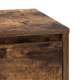 Bedside Cabinet Smoked Oak 39 x 34.5 x 50 cm Engineered wood 869618